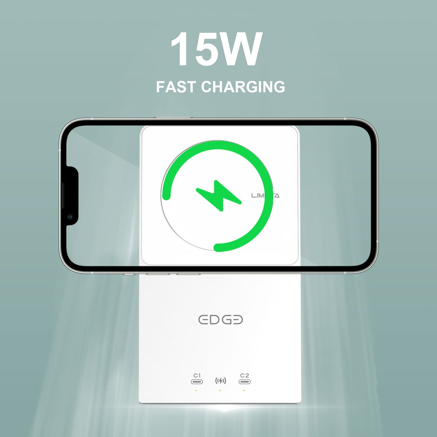 LIMETA MD100: 3-in-1 Wireless Charger for MagSafe Charger Stand - 45W USB C Charger - Compatible with iPhone 14/13/12/Pro/Max/plus AirPods and Galaxy Samsung