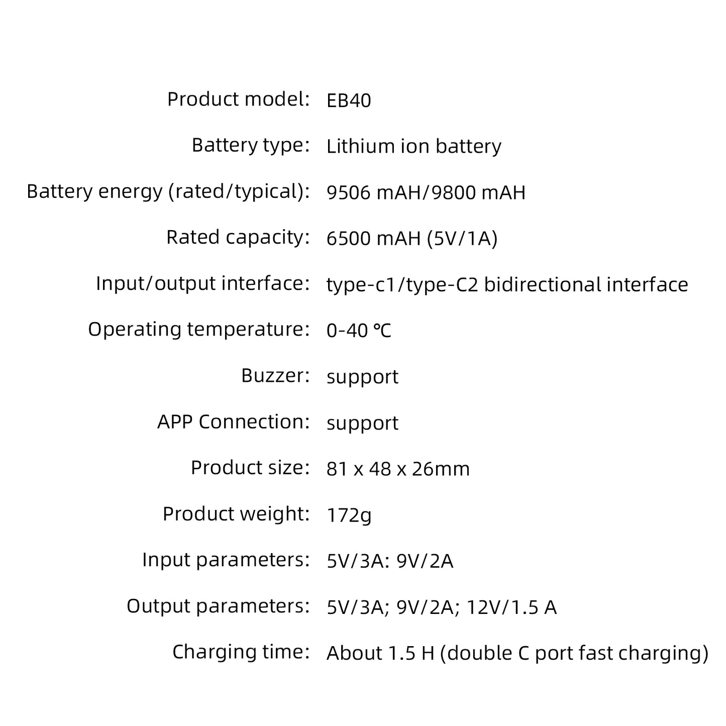 LIMETA Portable Power Bank,Fast Charging,Dual Independent Slim Phone Battery Charger,10000mAh 36W Max 2-Port USB Type-C Input Charger Adapter,Compatible with Multiple Devices iPhone and iPad